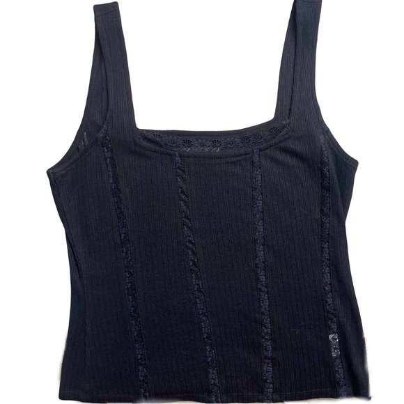 Idyllwind Tops - Idyllwind Lace Panel Tank Top Size Small